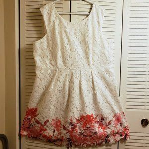 Modcloth Flirty for Eternity White Lace Dress
